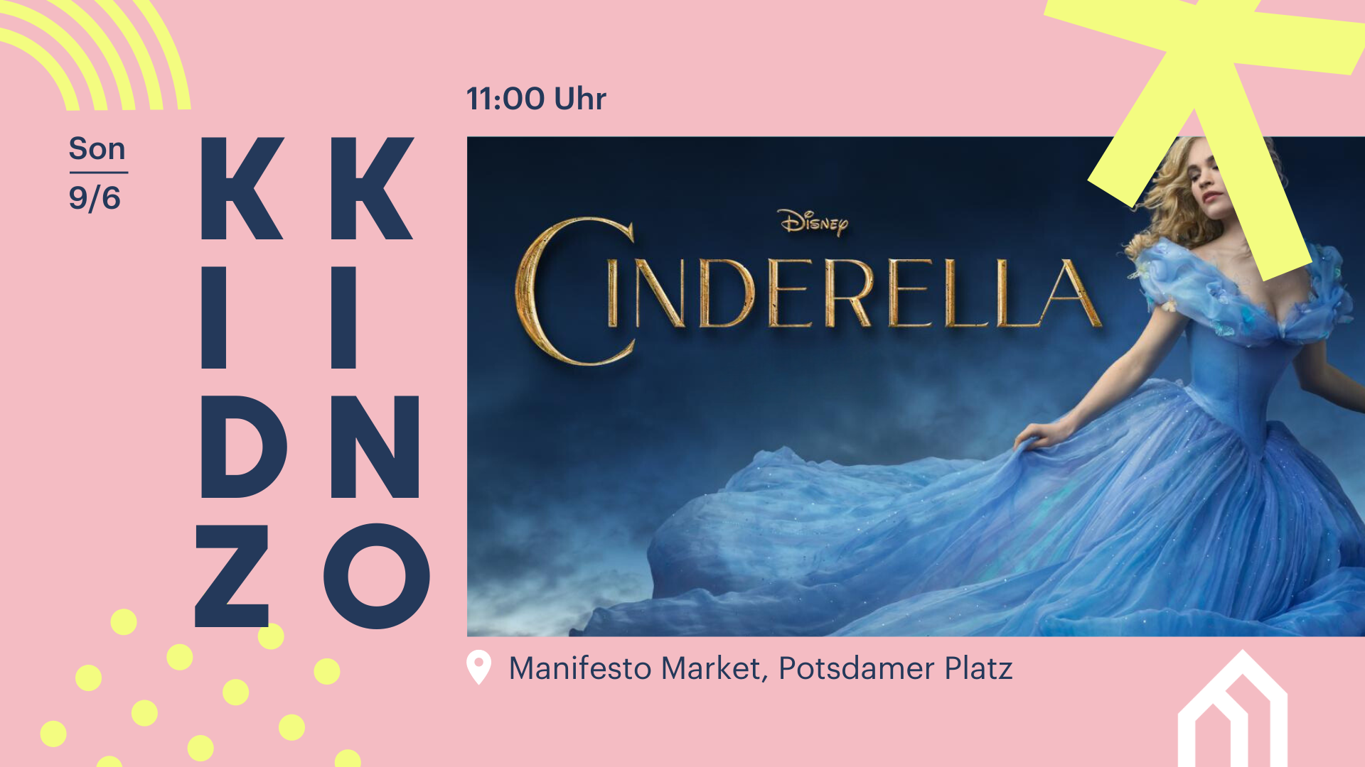 KIDZ KINO: Cinderella (DE) ⎮ FREIER EINTRITT