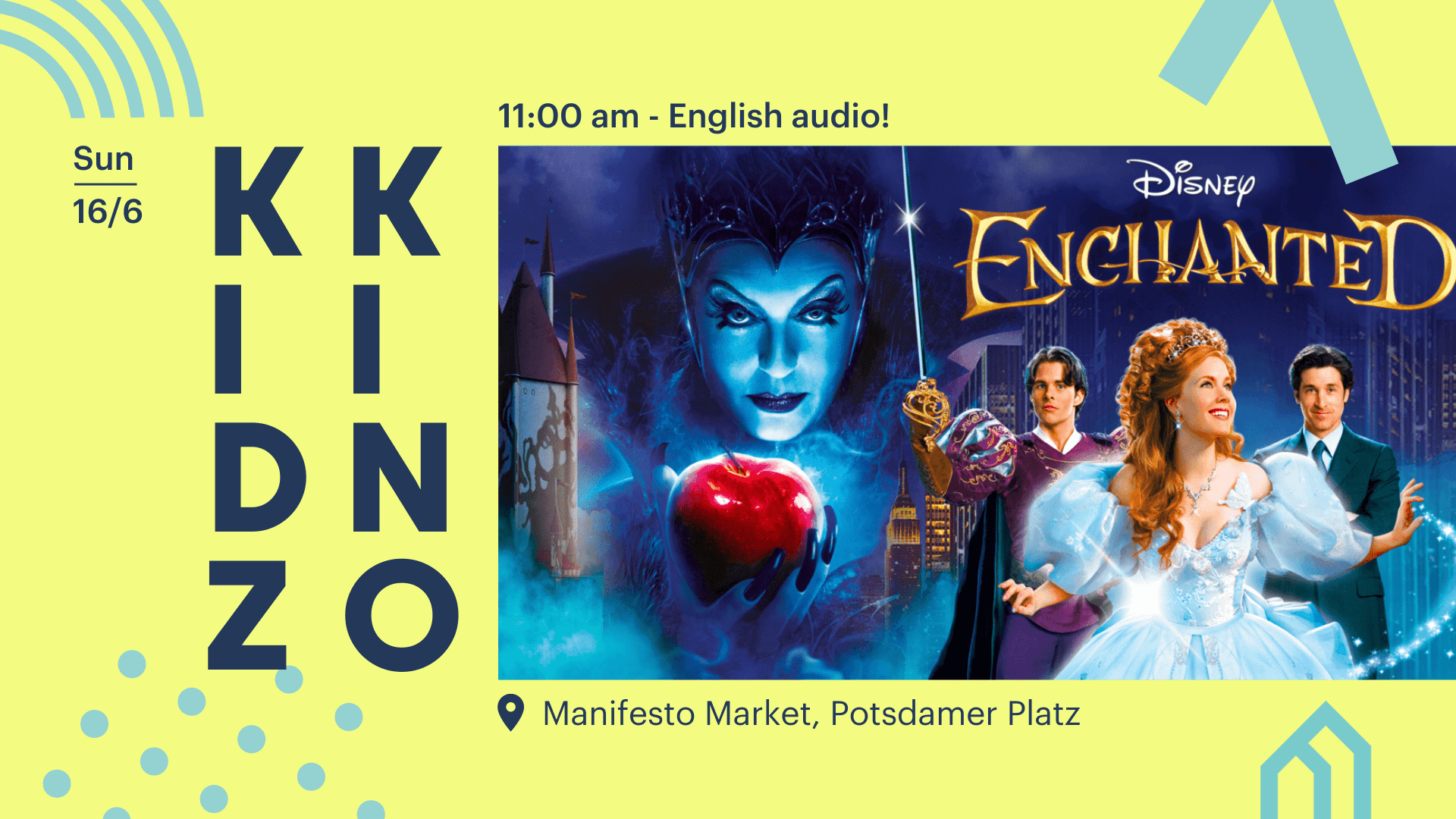 KIDZ KINO: Enchanted (ENGLISH AUDIO) ⎮ FREIER EINTRITT