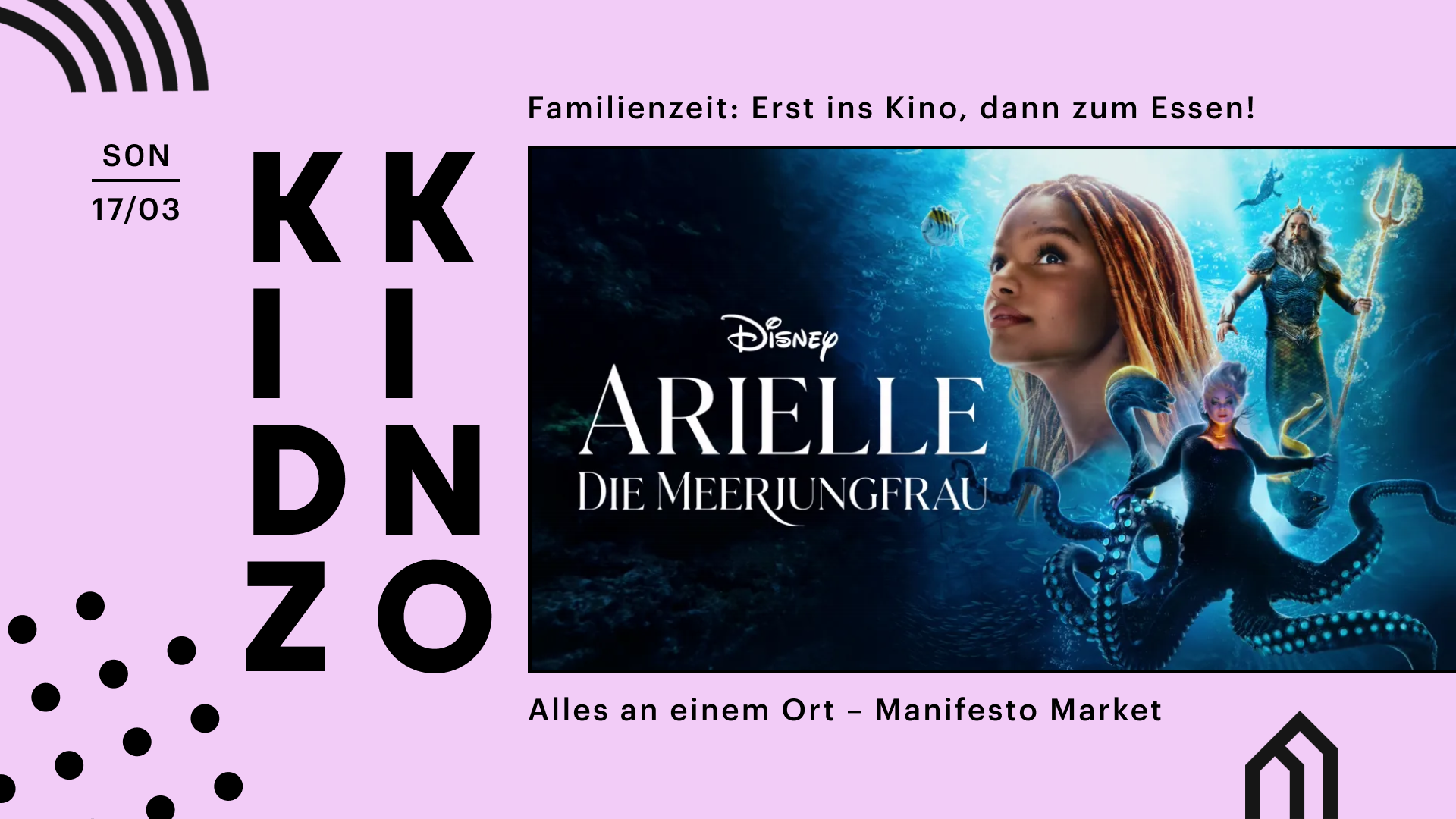 Manifesto Market - KIDZ KINO: Arielle, Die Meerjungfrau ⎮ FREIER EINTRITT