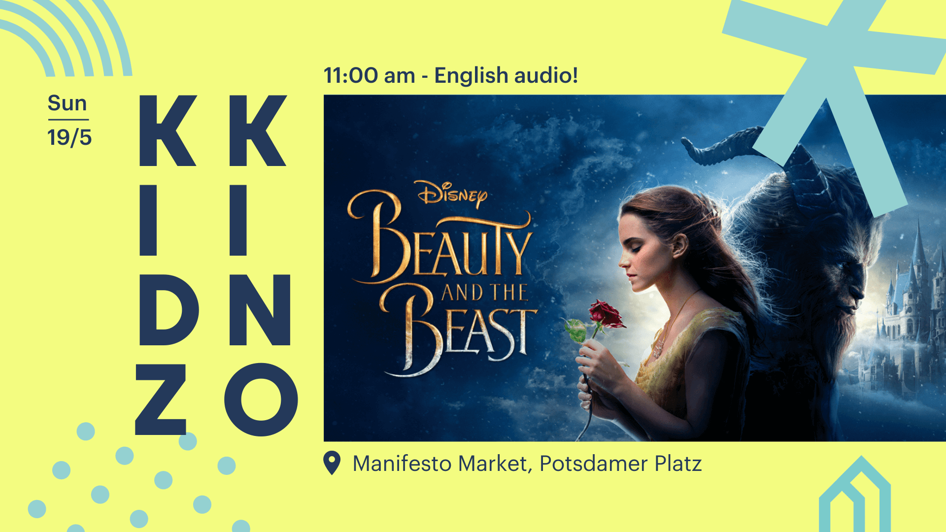 KIDZ KINO: Beauty & the Beast (EN) ⎮ FREE ENTRY